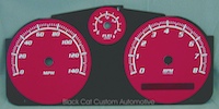 Cobalt or G5 Red and White Gauge Face